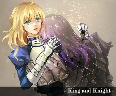 Saber (Arturia Pendragon) & Lancelot (Berserker) - Fate/Zero