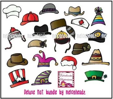 Different Hats For National Hat Day Clipart