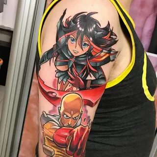 Ryuko (Kill la Kill) Tattoo. Work in progress. Chris Hill. S