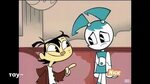 My Life As A Teenage Robot - Sheldon dressed as a cat while 