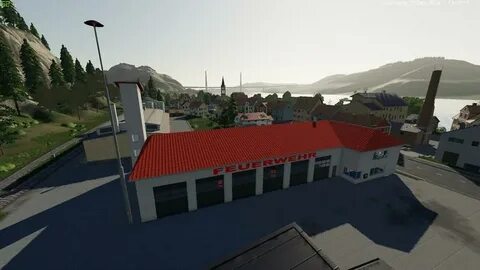 FIRE STATION V2.0 " GamesMods.net - FS19, FS17, ETS 2 mods