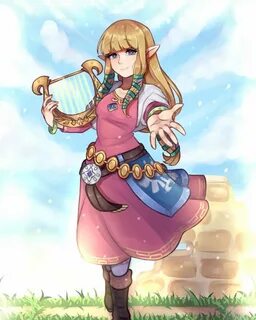 Legend of Zelda Skyward Sword art Princess Zelda nyamuh Lege