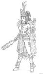 40+ Most Popular Aztec Female Warrior Drawing Tasya Kinderwa