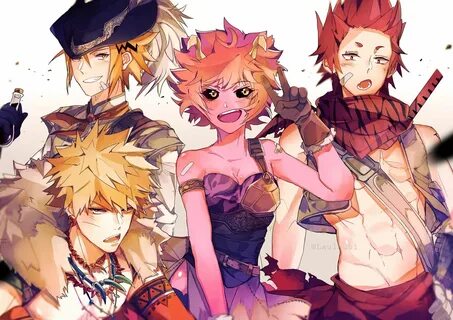 Bakugou Katsuki Kaminari Denki Ashido Mina Kirishima Eijirou