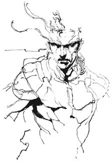 Snake Torso Sketch - Characters & Art - Metal Gear Solid Met