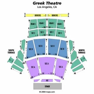 The Greek Theater Seating Chart