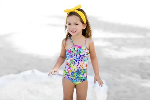 27, Little Girls Swimwear Stock Photos and Images - RF