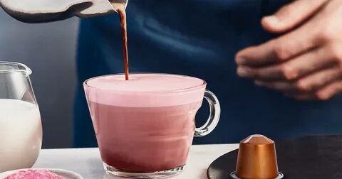 Pink Cappuccino - Nespresso Recepten