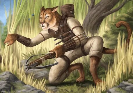 Tabaxi Rogue Commission I Completed Art Oc Rdnd - Mobile Leg
