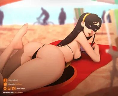 Safebooru - 1girl ass barefoot beach bikini black bikini bla