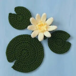 Water Lily crochet pattern Crochet flower patterns, Crochet 