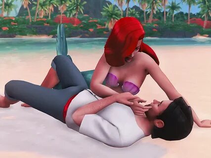 The Sims Resource - Ariel Saves Eric Pose Pack