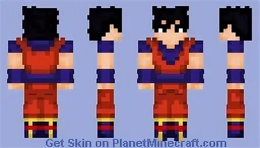 Goku The Super Saiyan God Minecraft Skin