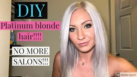 HOW TO GET PERFECT PLATINUM BLONDE HAIR AT HOME! All product