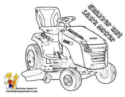 Big Boss Tractor Coloring Pages to Print Free Tractors Farm 