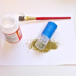 Get Your Glitter on With This Shot-Glass DIY Shot glasses di