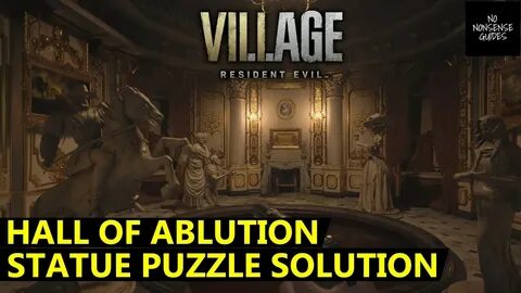 Resident Evil Village Blood Pool Statue Puzzle Solution - Ha