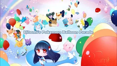 Hitomi's Pokemon Balloon Parade ♥ Speedpaint - YouTube