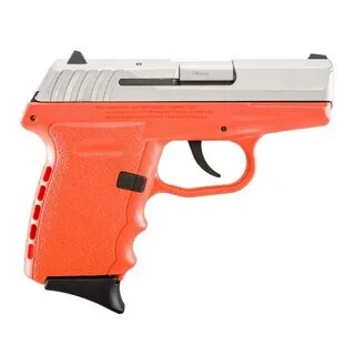 SCCY CPX-2 Orange & Stainless 9mm 3.1" Barrel 10 Rounds Pist