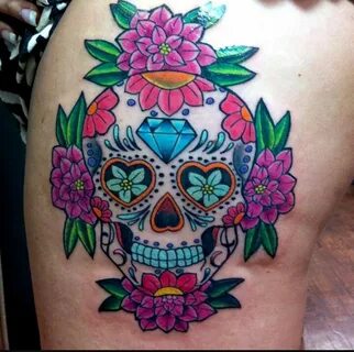 Pin by Dorota Bondar Herbot on Tattoos Skull tattoo, Sugar s