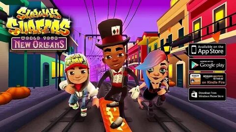 Subway Surfers World Tour - New Orleans (Halloween) смотреть