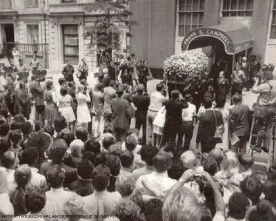 Judy Garland's Funeral July 27, 1969 Frank Campbell Funeral 