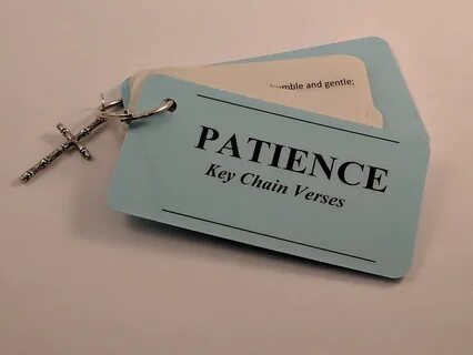 Patience Keychain Verses - Everlasting Choice