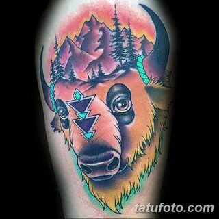 фото тату буйвол от 16.04.2018 № 063 - Buffalo Tattoo - tatu