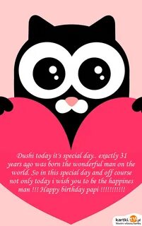 Dushi today it\'s special day.. exactly 31 years ago was bor