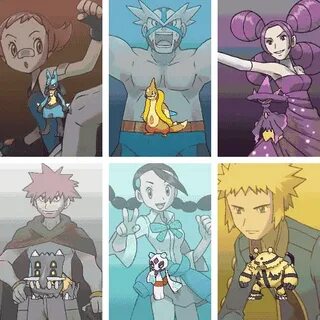 Gym Leaders (Fixed: added all the leaders) - Imgur Pokemon m