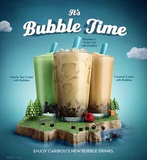 Caribou Coffee’s New Bubble Drinks