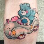 Care bear 😍 Care bear tattoos, Cartoon tattoos, Bear tattoo