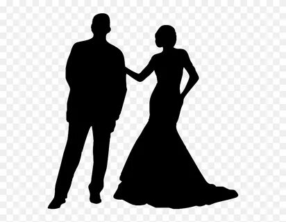 Couple Clipart Prom - Couple Clipart Black - Png Download (#