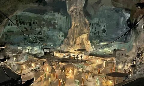 Cappadocia Underground Underground art, Fantasy concept art,