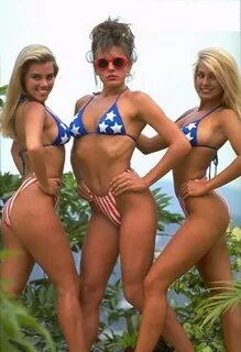 Hot Patriotic Bikini Babes.