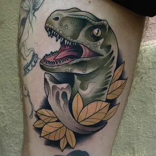 ElectricTattoos Body art tattoos, Dinosaur tattoos, Neo trad