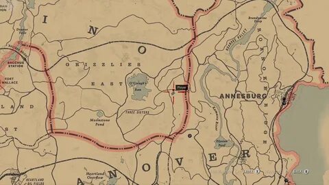 English Mace location Grizzlies East, Ambarino (RDR2) - YouT