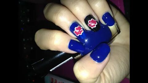 Naruto Shippuden Nail Tutorial: Akatsuki Cloud - YouTube