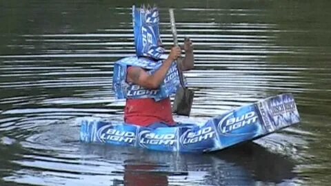 redneck bud light boat challenge - YouTube