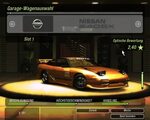 My 240SX in NFS Underground 2. I tried not to rice it this t