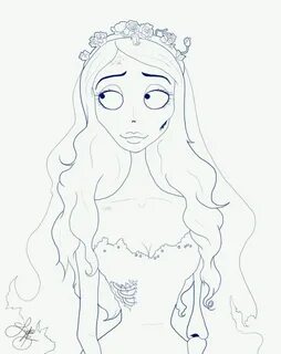 Black and white art drawing, Corpse bride art, Corpse bride