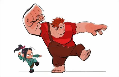 Wreck it Ralph Character design, Character design references