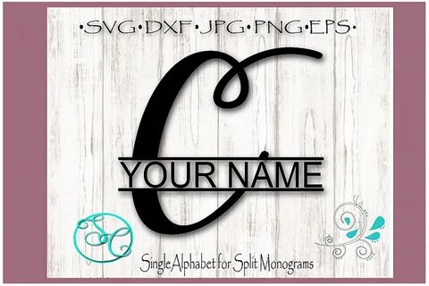 Split Monogram Letter C Graphic by Shannon Casper - Creative