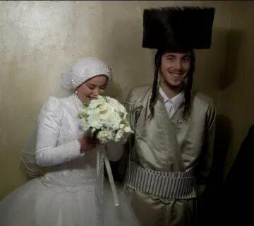 Haredi Ultra-Orthodox Jewish Bride And Groom. Jewish bride, 