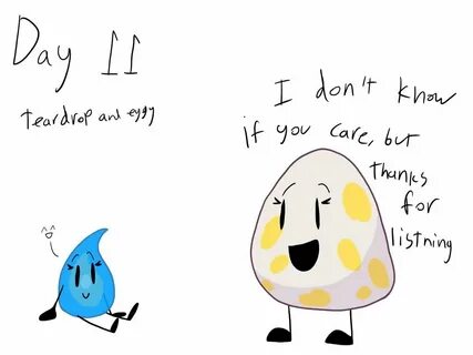 Pictures BFDI Month day 11: Teardrop and Eggy BFDI 💖 Amino