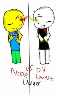 Noob Vs Old Guest Roblox Amino