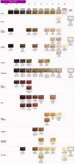 Clairol Miss Clairol Conditioning Color Hair dye color chart