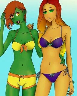 Miss Martian and Starfire DC Entertainment Amino