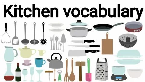 Kitchen vocabulary in English Utensils names Kitchen falsh c