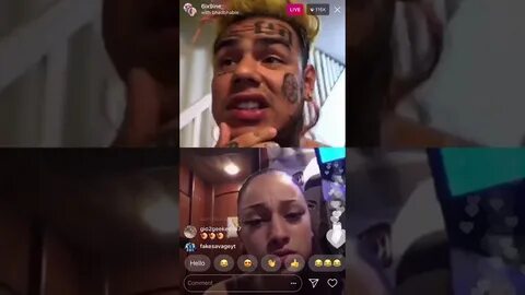 BHAD BHABIE KISSES TRIPPIE REDD (Bhad Bhabie) Beef With (6ix